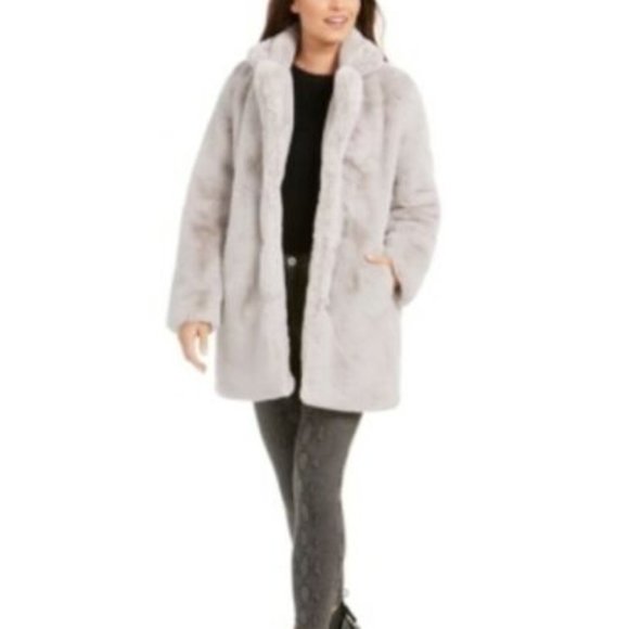 Apparis Jackets & Blazers - Apparis Eloise Faux-Fur Coat Gray Size Medium